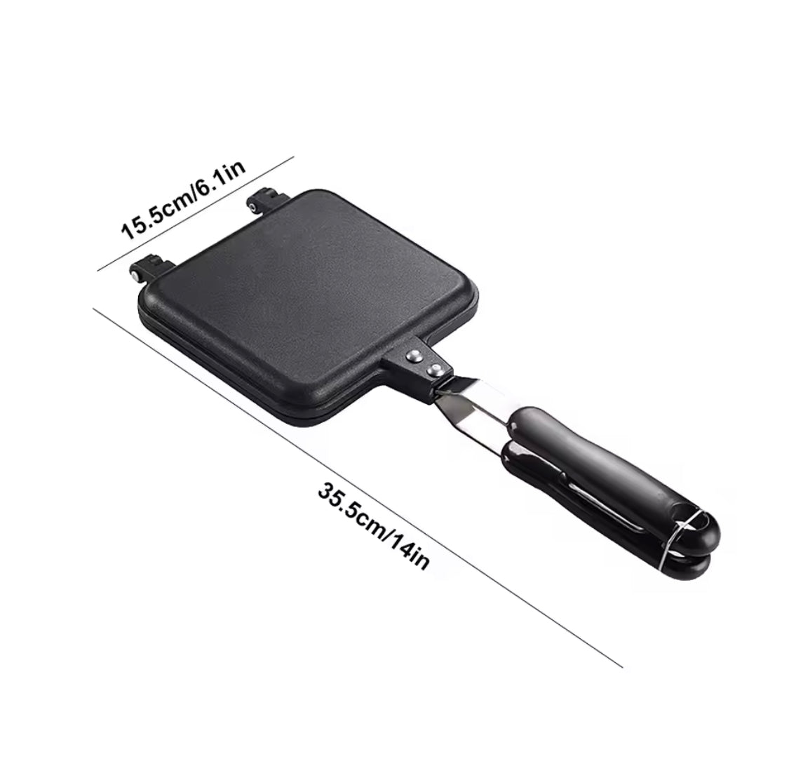Double Sided Sandwich Maker, Non Stick Iron Bread Toast Machine, Manual Mini Sandwich Maker, Portable Sandwich Maker Machine Double Sided Sandwich Maker, Non Stick Iron Bread Toast Machine, Manual Mini Sandwich Maker, Portable Sandwich Maker Machine